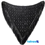 Handcrafted Women's Shawl - Front view design and key details