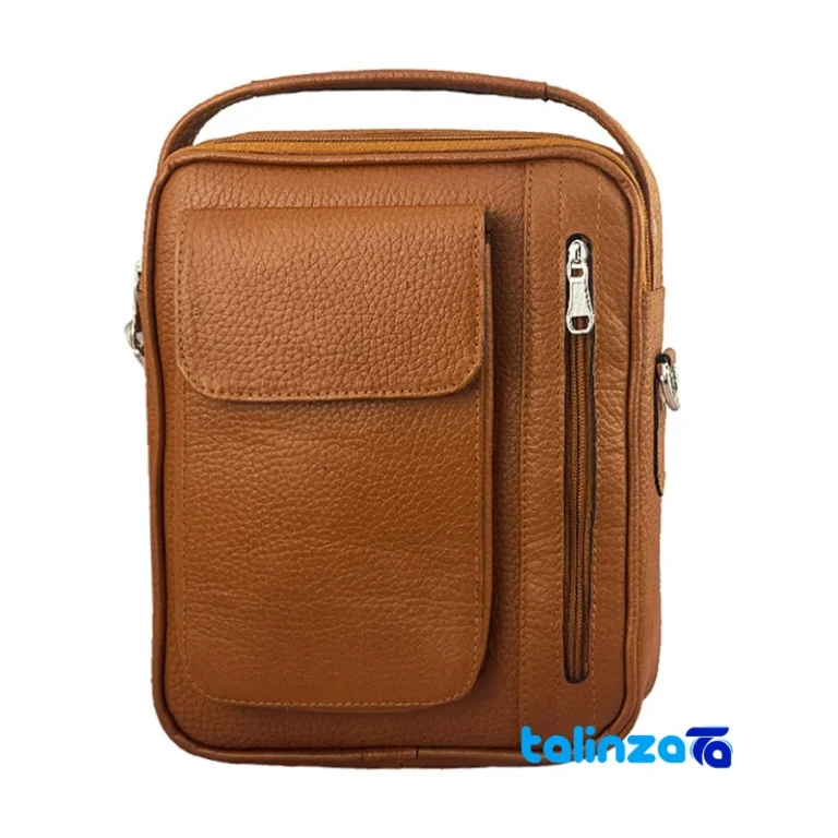LZ Leather Shoulder Bag Versatile Design Tehran and key details (Front view)