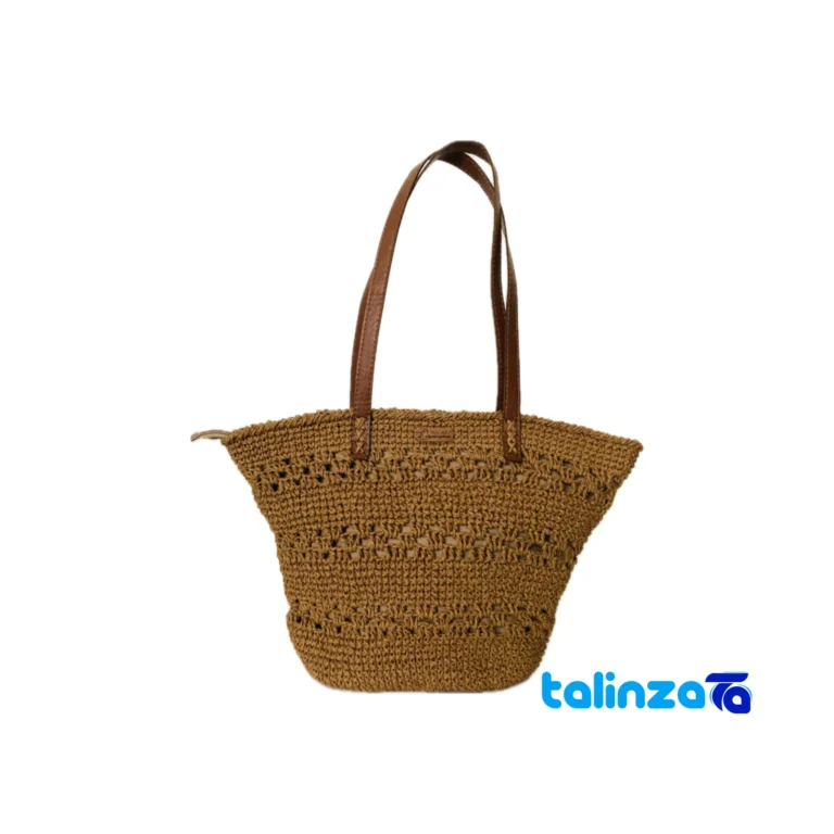 Hani Handmade Women's Shoulder Bag Honey - Front view showing design and key details