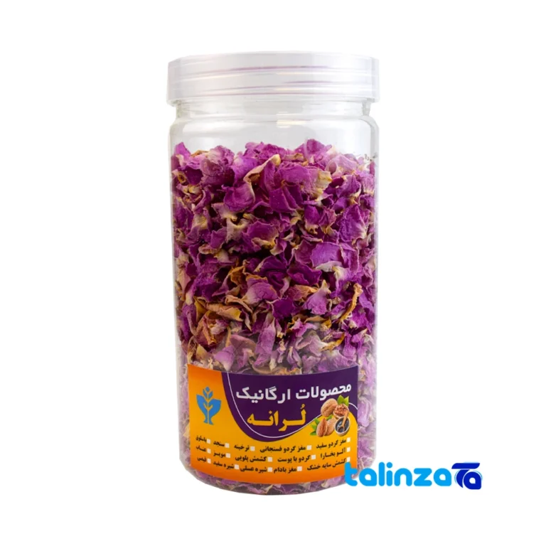 Larana Dried Rose Petals Organic 100 grams design and key details (Front view)