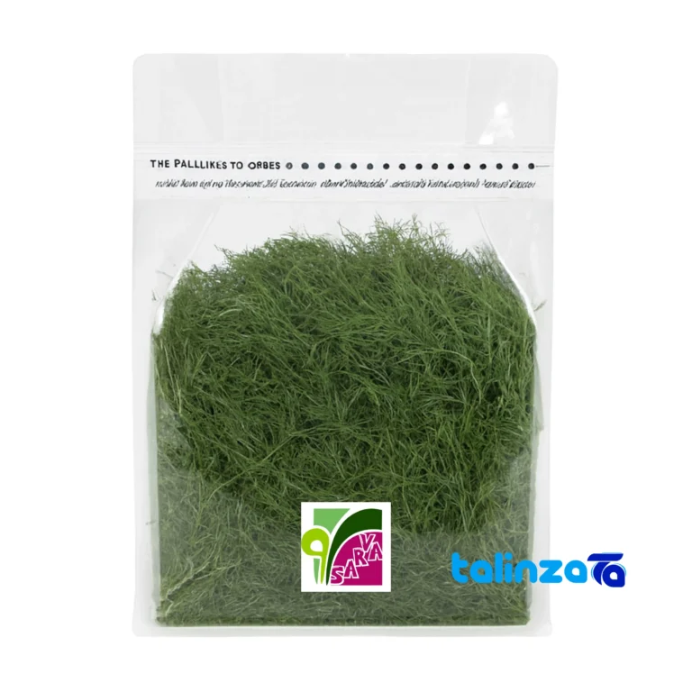 dried dill flowers - Front view design and key details