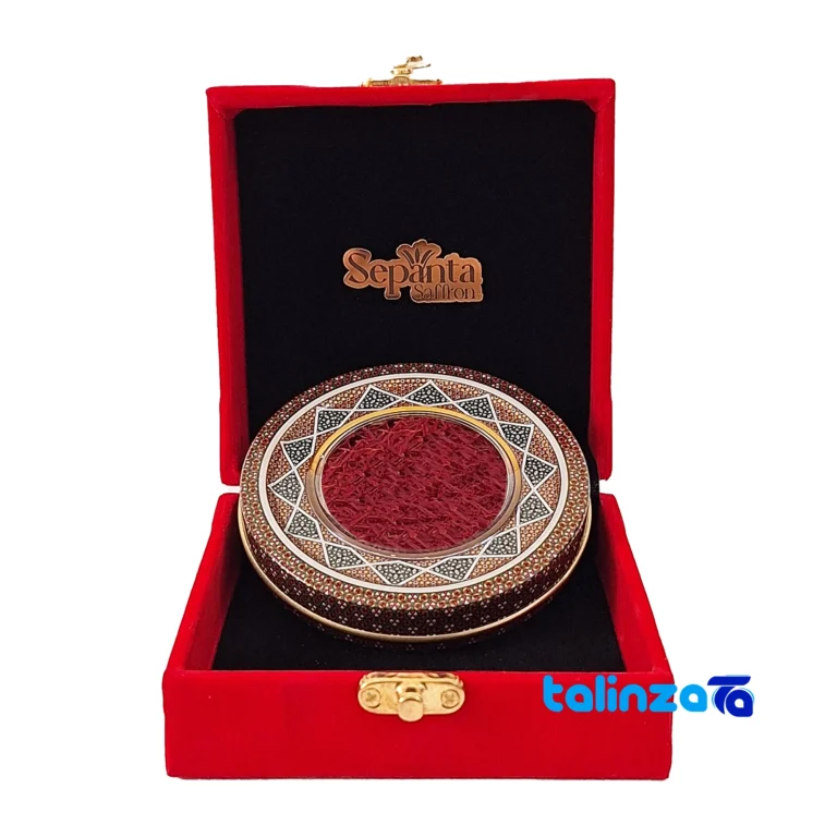 Sepanta Natural Saffron Gift Pack - Package front showing product labeling and brand