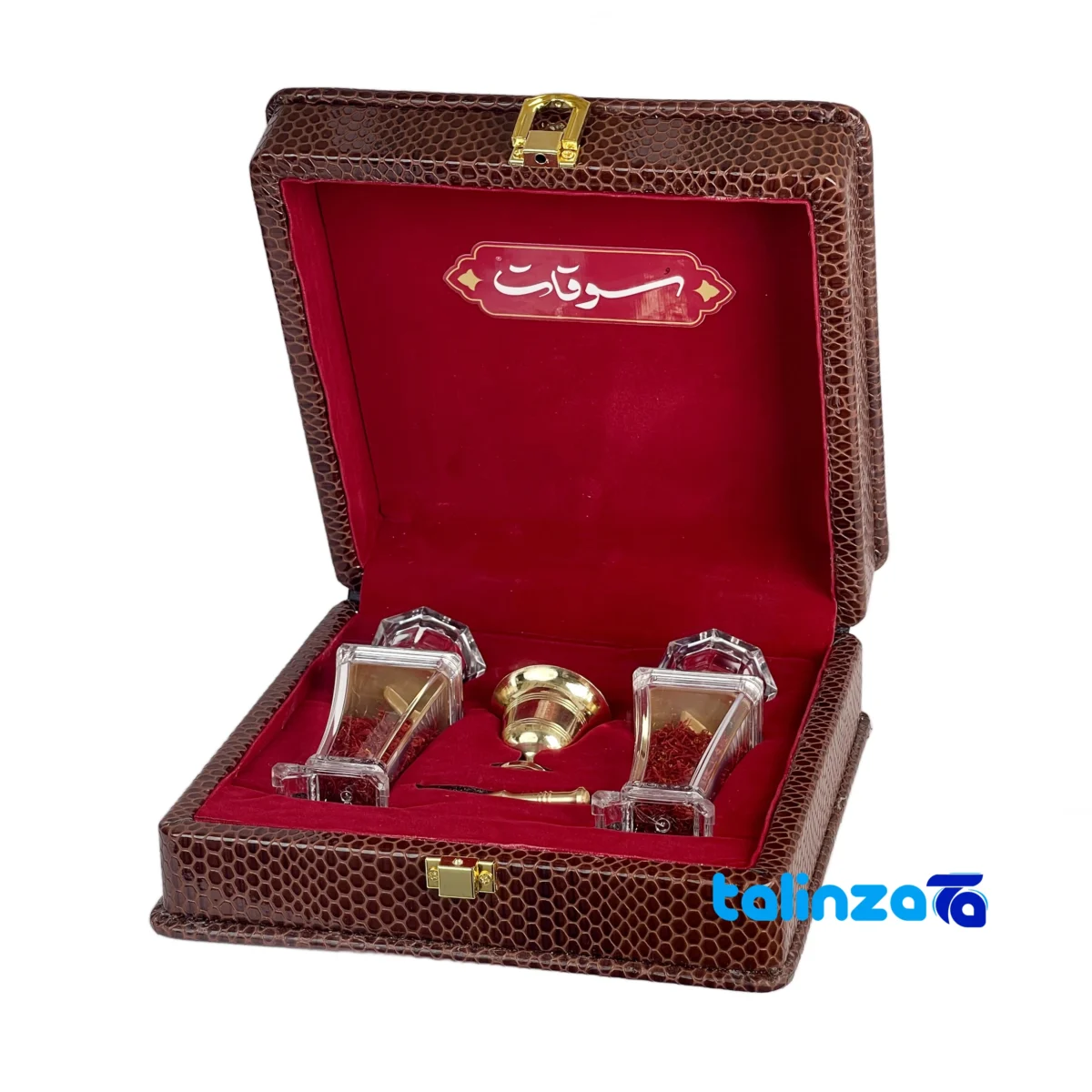 gift saffron - Front view grade and packaging