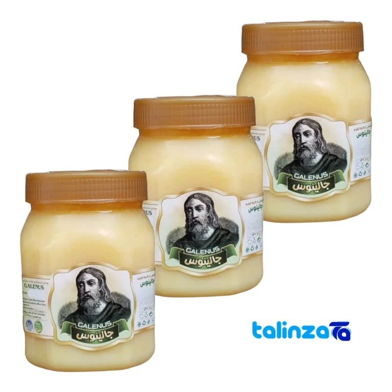 Front view of Jalinos Creamy Cow Ghee Organic design and key details