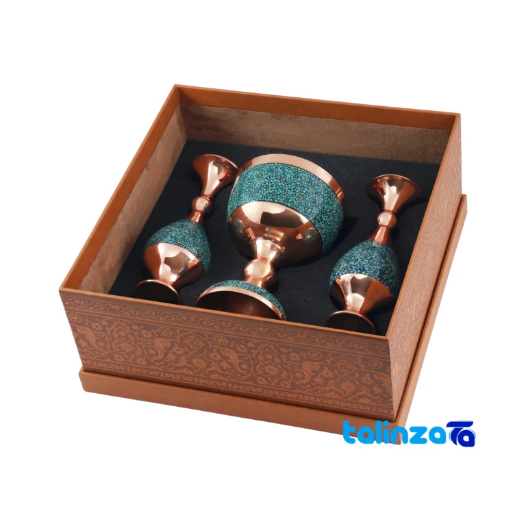 Avin Gift Set Four-Piece Turquoise Inlay product labeling and brand (Package front)