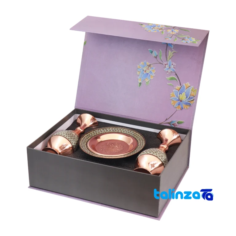 Front view of Mahtab Gift Set Unique Design and key details