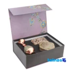 Front view of Mahitab Gift Set Four-Piece Artisan Collection Four saffron grade and packaging