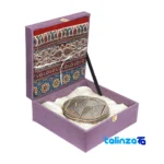 Ferooz Gift Set - Elegant Wooden and Fabric Design key details (Front view)