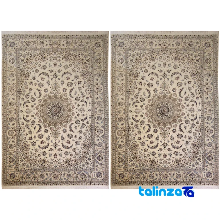 Full spread of Raza Handmade Carpet Turkmen Nain Design 350x250x2 cm overall layout