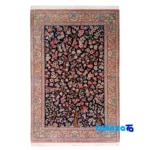 Handwoven Silk Rug - Top view pattern and color tone