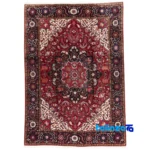 handwoven carpet - Top view pattern and color tone