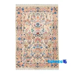 Kashmar Handwoven Rug Elegant Design - Top view showing pattern and color tone