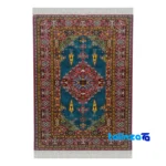 Handwoven Rug Unique Design Luxurious Blend 155 x pattern and color tone (Top view)