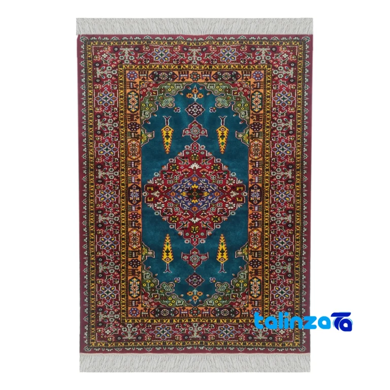 Handwoven Rug Unique Design Luxurious Blend 155 x pattern and color tone (Top view)