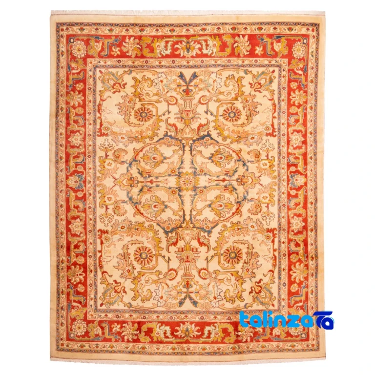 C Persia Handwoven Rug Elegant Design - Full spread showing overall layout