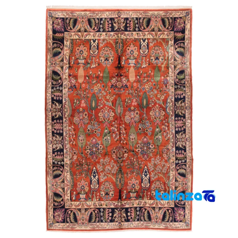 handwoven carpet - Full spread overall design layout