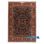 Top view of C Persia Handwoven Rug Elegant Design pattern and color tone