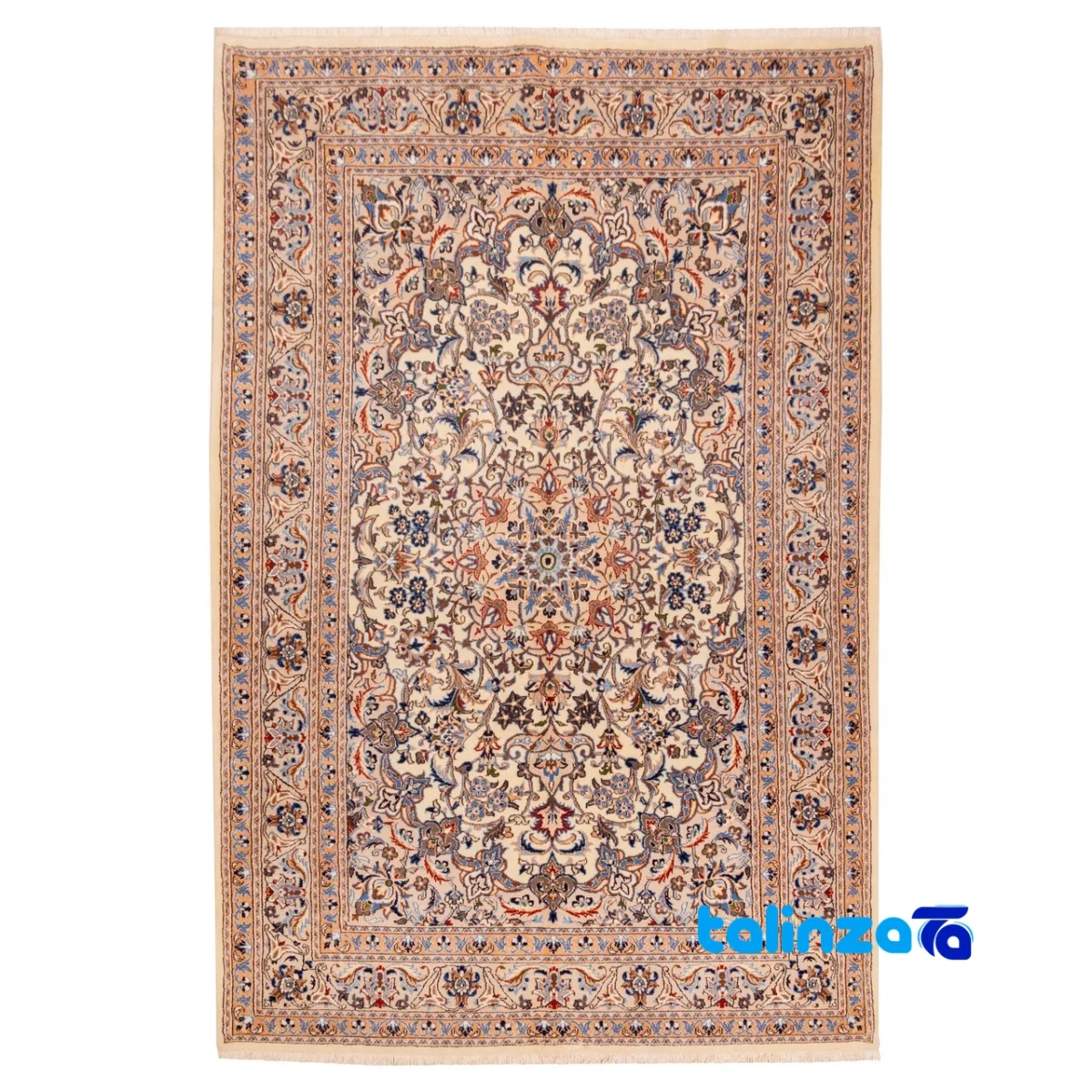 handwoven carpet - Top view pattern and color tone