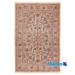 handwoven carpet - Top view pattern and color tone