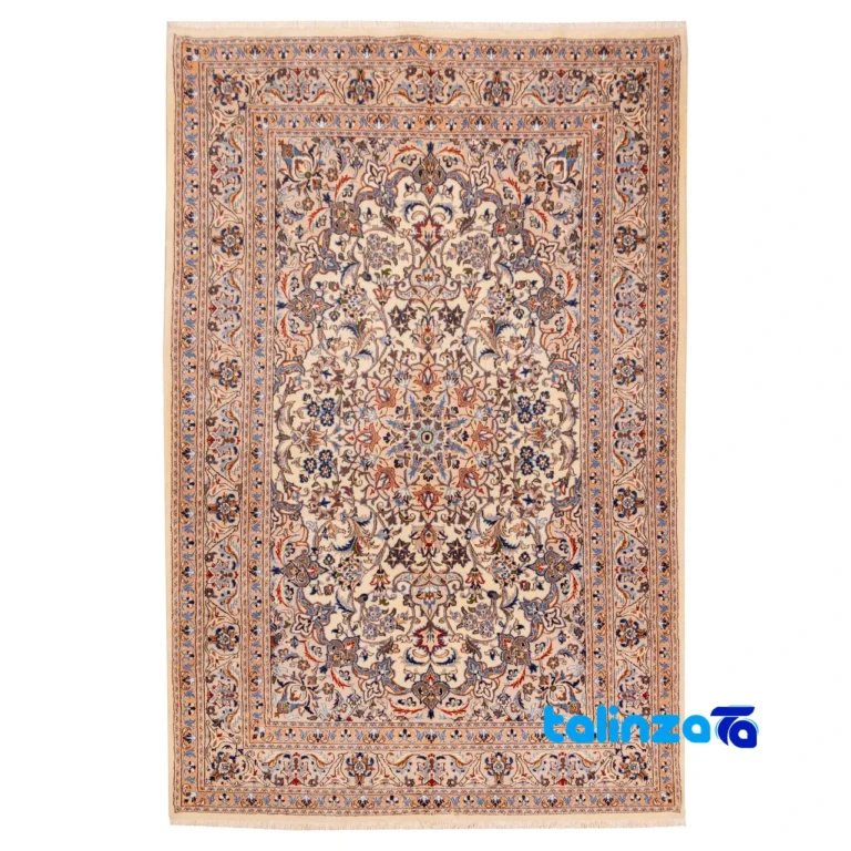 handwoven carpet - Top view pattern and color tone