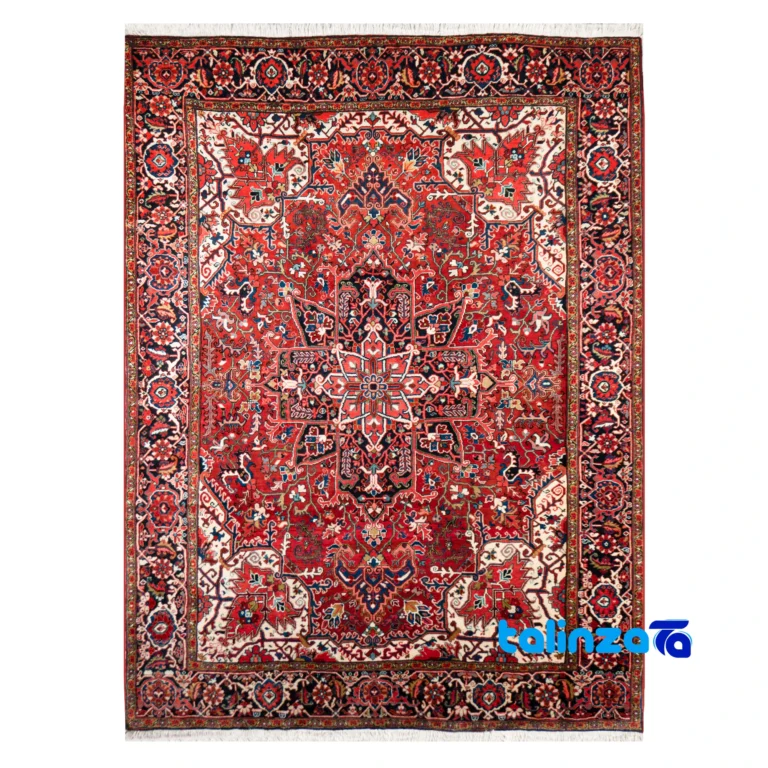 Harris Handmade Area Rug - Rich Copper Design pattern and color tone (Top view)