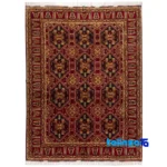handwoven rug - Top view pattern and color tone