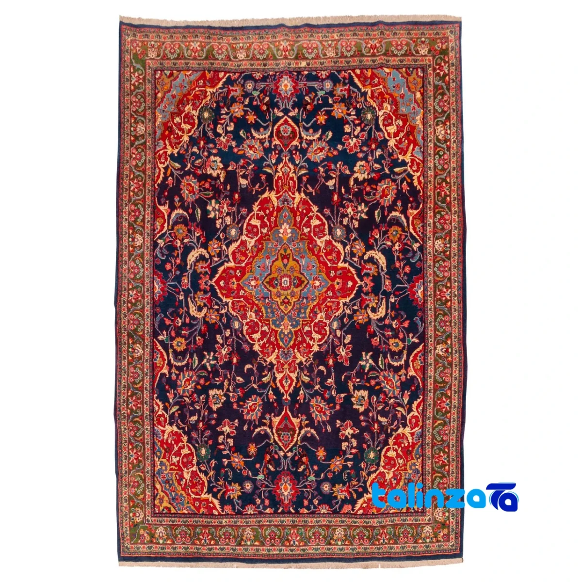 Full spread of C Persia Handwoven Rug Unique Design 304x206x1 cm overall layout