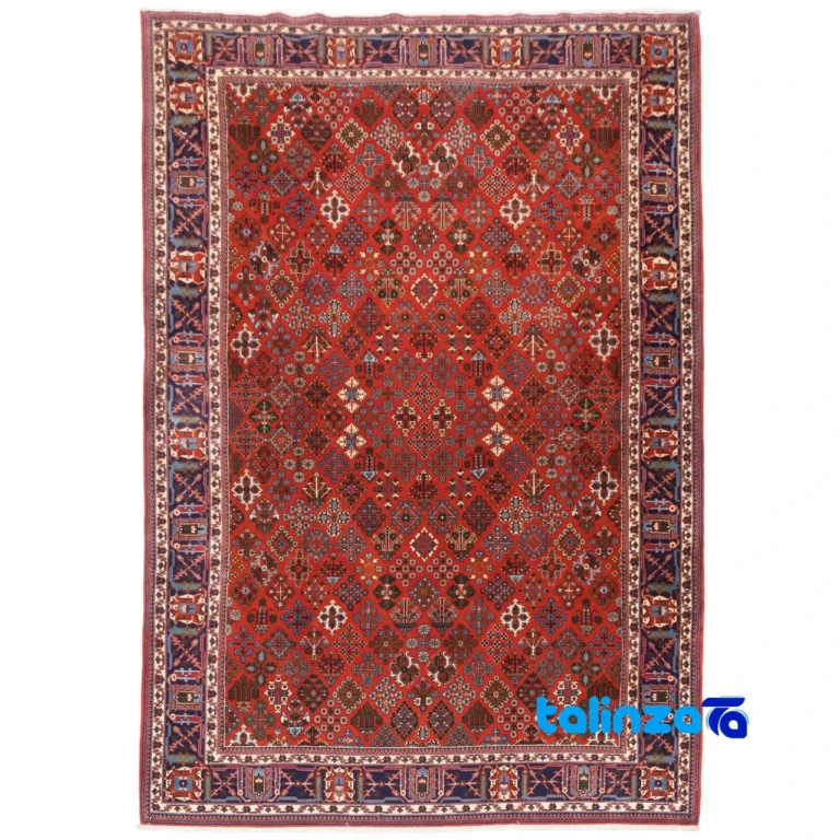 C Persia Handwoven Carpet Elegant Design pattern and color tone (Top view)