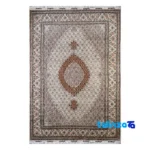 Top view of Khou Handwoven Carpet Fish Design pattern and color tone