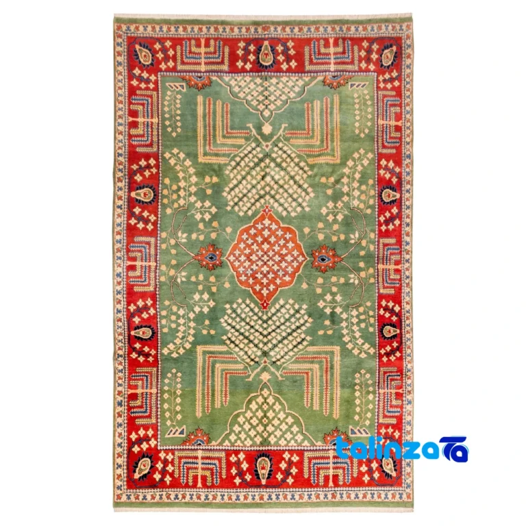 Si Persia Handwoven Carpet Unique Design 319x196 cm pattern and color tone (Top view)