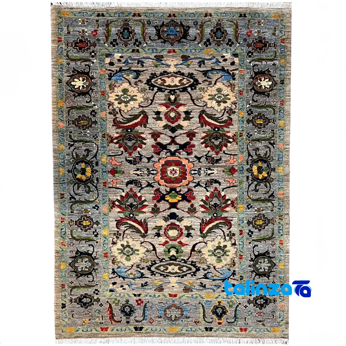 handwoven rug - Top view pattern and color tone
