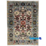 handwoven rug - Top view pattern and color tone
