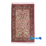 Persian Handwoven Carpet Qom Floral Design overall layout (Full spread)