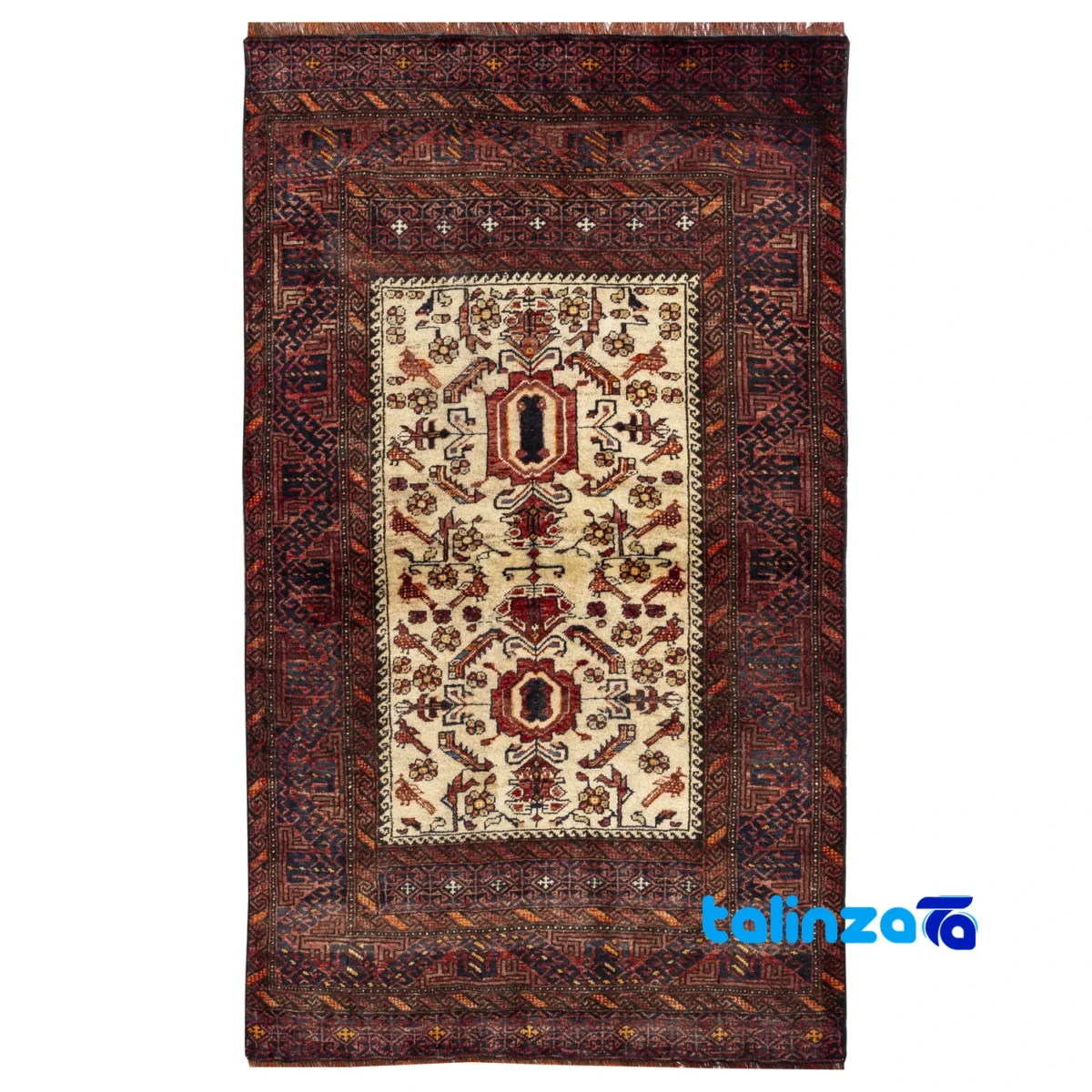 Persian Rug - Top view pattern and color tone