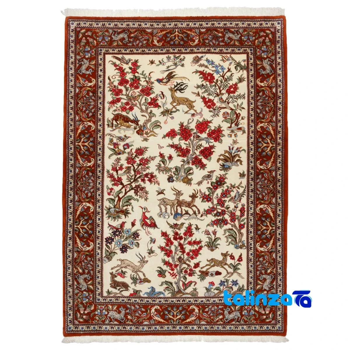 Persia Handwoven Rug Unique Design overall layout (Full spread)