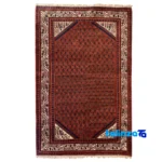 handwoven carpet - Top view pattern and color tone