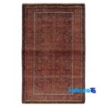 Baloch Handwoven Carpet - Top view pattern and color tone