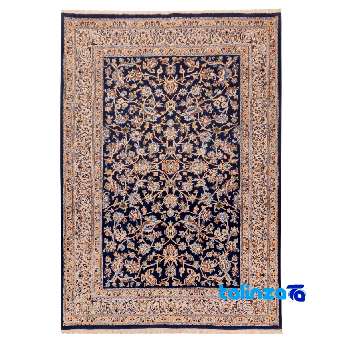Top view of C Persia Handwoven Rug Elegant Design pattern and color tone