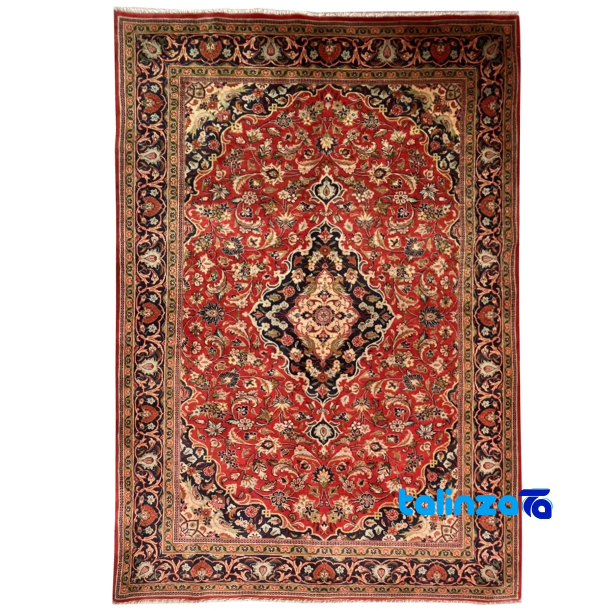 handwoven carpet - Top view pattern and color tone