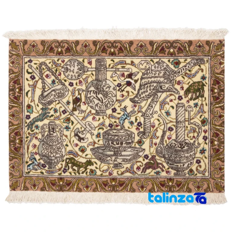 Full spread of Cypress Persian Handwoven Rug Stunning Design overall layout