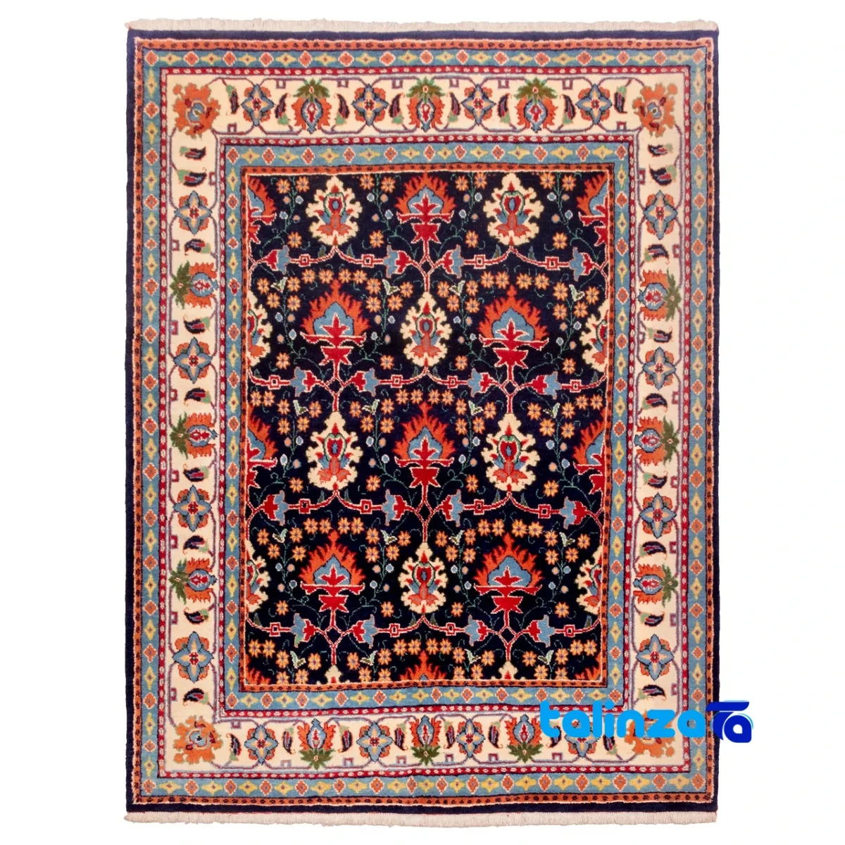 Full spread of C Persia Handwoven Rug Elegant Design 224x170x1 cm overall layout