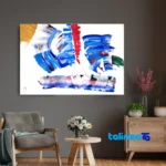 Reza Najafi Expressionist Oil Painting Canvas Artwork design and key details (Front view)