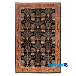 Top view of C Persia Handwoven Rug Elegant Design pattern and color tone