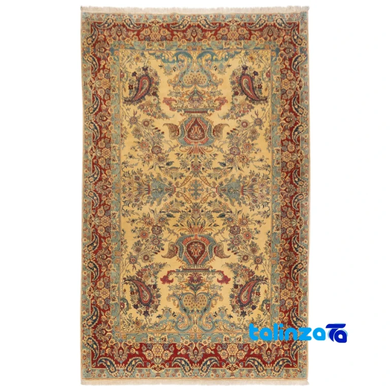 Persian Handwoven Rug - Top view pattern and color tone
