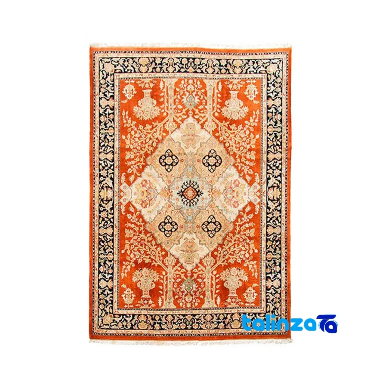 Handwoven Persian Carpet 11m2 Traditional Design - Full spread showing overall layout