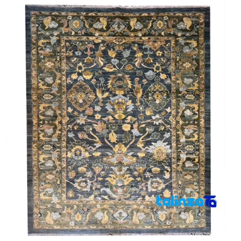 handwoven rug - Top view pattern and color tone
