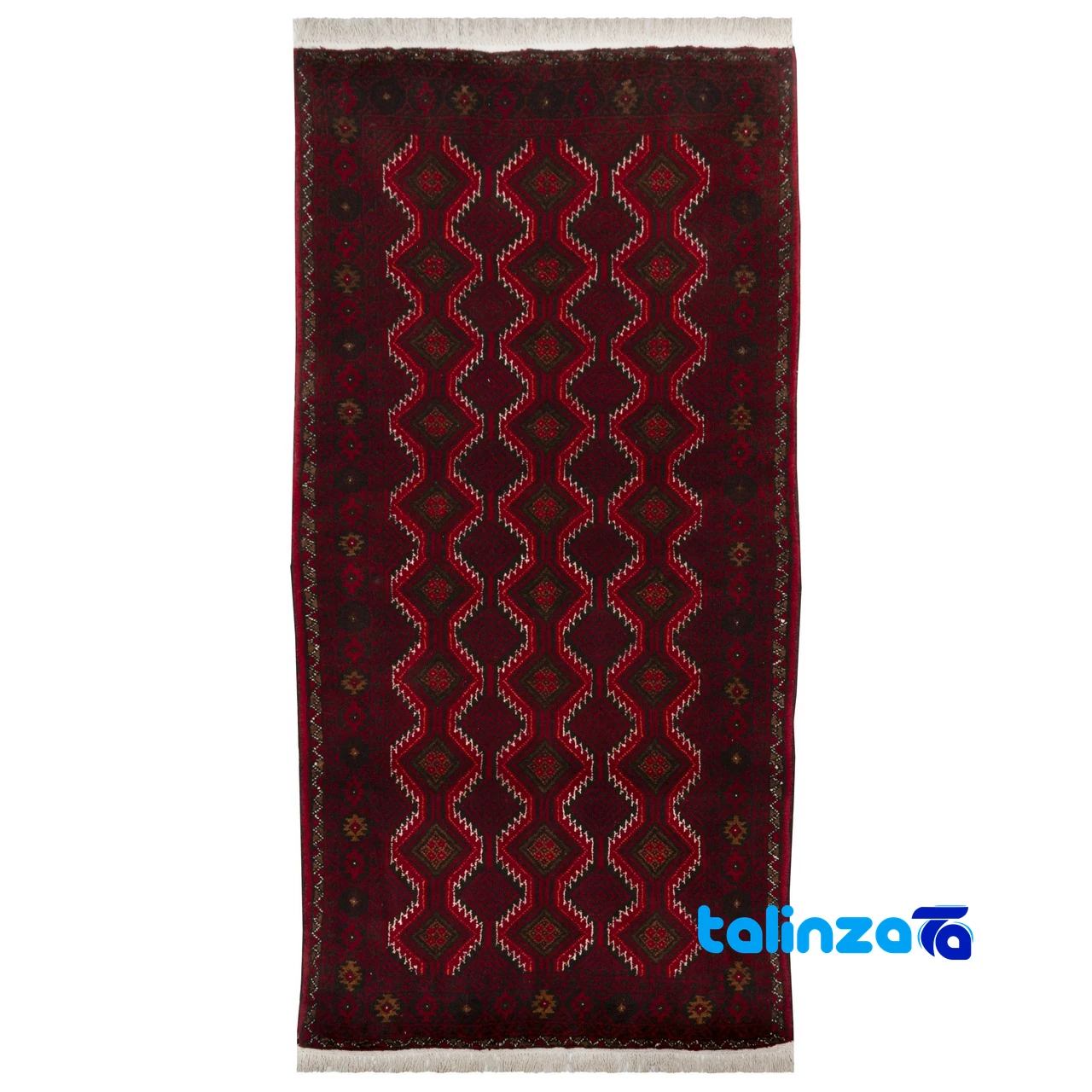 Navy Handwoven Persian Rug - Elegant Design 179x92 cm 1 handwoven rug
