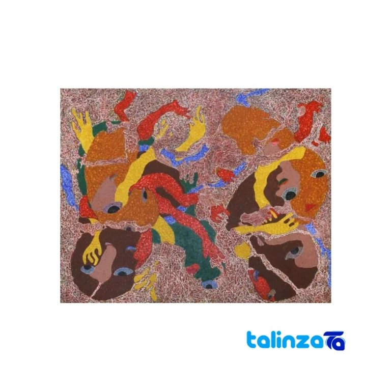 Ali Razaghandi Acrylic Canvas Artwork Painting board design and key details (Front view)