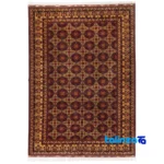 C Persia Handwoven Rug - Colorful Design 293x206 cm pattern and color tone (Top view)