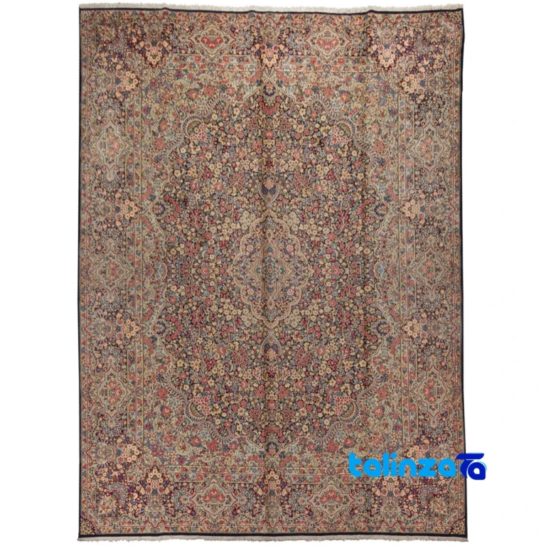 C Persia Handwoven Rug Stunning Design pattern and color tone (Top view)
